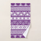 Purple Tribal Design (Serviette à main)