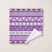 Purple Tribal Design (Gant de toilette)