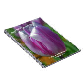 Purple Tulip Bible Verse Journal de prière (Côté Droit)