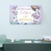 Purple Turquoise Sirène d'or 1ère bannière d'anniv (Salon professionnel)