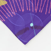 Purple Twilight Party Fleece Deken (Hoek)