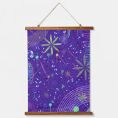 Purple Twilight Party Hangend Wandkleed (Voorkant)