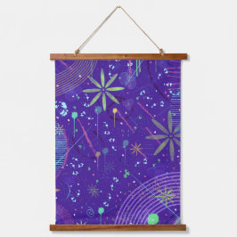 Purple Twilight Party Hangend Wandkleed