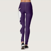 Purple Utah Flower Sego Lily Leggings (Dos)