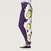 Purple Utah Flower Sego Lily Leggings (Gauche)