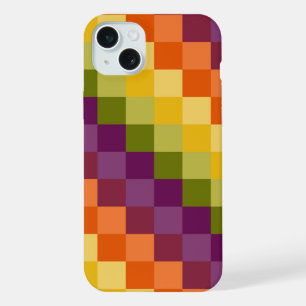 PURPLE VERT ORANGE JAUNE MOTIFS GÉOMÉTRIQUES