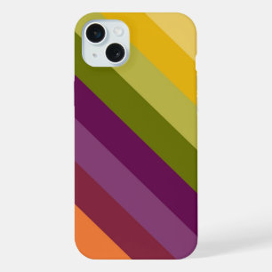 PURPLE VERT ORANGE JAUNE STRIPES