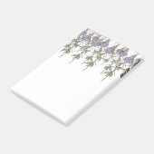Purple Vines Notepad Post-it® Notes (Schuin)