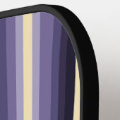  Purple White Chevron Pattern Pickleball Paddle (Links Detail)