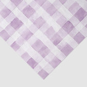 Purple White Plaid Stripes Tissuepapier (Detail)