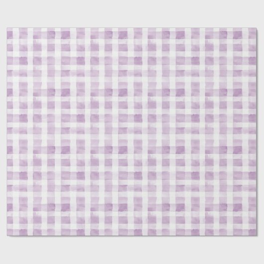 Purple White Stripes Baby Shower Cadeaupapier (Vlak)