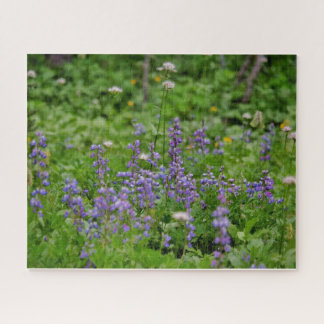 Purple Wild Flowers Legpuzzel