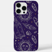 Purple Witchy iPhone 16 Pro Max Coque (Verso)