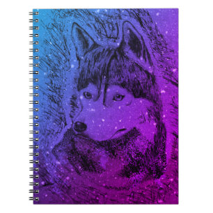 Purple Wolf Notitieboek