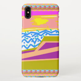 Purple Yacht Blue Waves  iPhone XS Max Hoesje