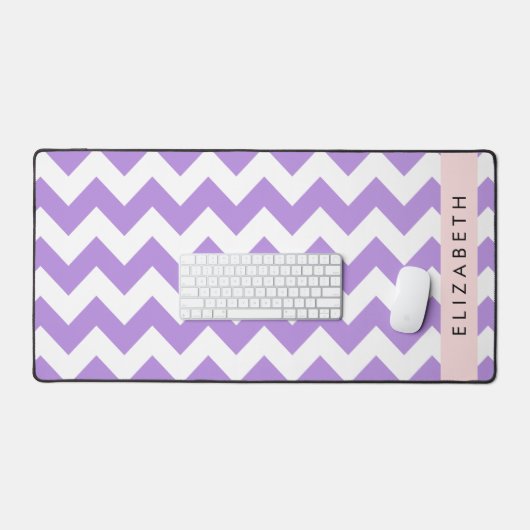 Purple Zigzag, Purple Chevron, Votre Nom (Clavier et souris)
