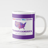 PurpleAmerica Jumbo café Mug (Droite)