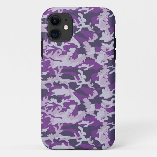 PurpleBerry Camo Pattern Case-Mate iPhone Case (Achterkant)