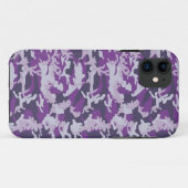 PurpleBerry Camo Pattern Case-Mate iPhone Case (Achterkant (horizontaal))