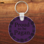 PurplePaganPride Sleutelhanger (Voorkant)