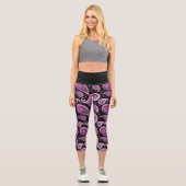 PurplePaisley Capri Leggings (Recto)