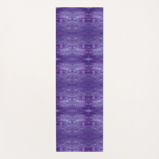 Purples Ikat 9 Yogamat (Voorkant)