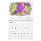 Purples positifs - Calendrier motivationnel de 12 (Feb 2027)