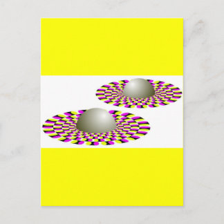 PurpleYellowSpheres Briefkaart
