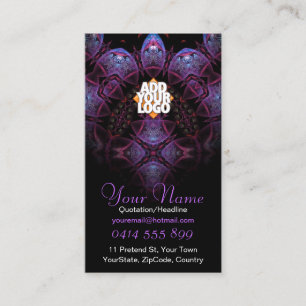 Purplezee v2 Fractal Visitekaartje