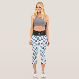 PURR BABY "ZWART" AANGEPASTE CAPRI BROEK MET HOOGE