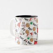 Purr Cat Christmas Mug (Devant gauche)
