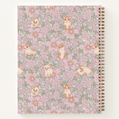 Purr-fect Cute Cats Floral Baby shower Livre d'inv (Dos)