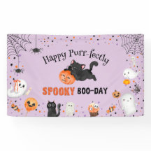 Purr-fect Enge Verjaardag Kat Halloween Verjaardag