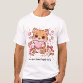 Purr-fect Love Couple Shirts (Voorkant)