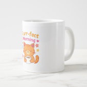 Purr-fect Morning Cat Coffee Mug – Cute Cat Lover  (Devant droit)