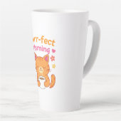 Purr-fect Morning Cat Coffee Mug – Cute Cat Lover  (Angle droit)