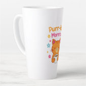 Purr-fect Morning Cat Coffee Mug – Cute Cat Lover  (Angle gauche)