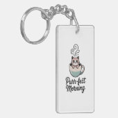 Purr-fect Morning Sleutelhanger (Voorkant Links)