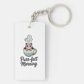 Purr-fect Morning Sleutelhanger (achterkant)