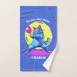 Purr-fect Pickleball Champ Handdoek