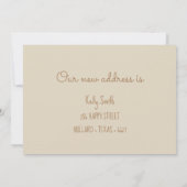 Purr-fect verhuisd, ons nieuwe adres aankondiging (Achterkant)