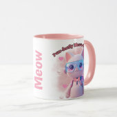 Purr-fectly Meow-nificient Cat Mug (Devant droit)