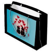 Purr Love - Sac cadeau - Champ de ballon (Dos Angle)