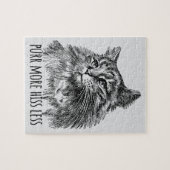 Purr More Hiss Less Pretty Kitty Legpuzzel (Horizontaal)