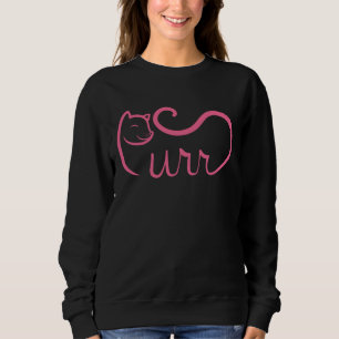 Purr Typografie ROZE Trui