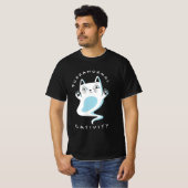 PURRANORMALE ACTIVITEIT HALLOWEEN CAT LOVER SPOOKY T-SHIRT (Voorkant volledig)