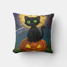 Purranormale activiteit Zwarte kat Halloween kusse