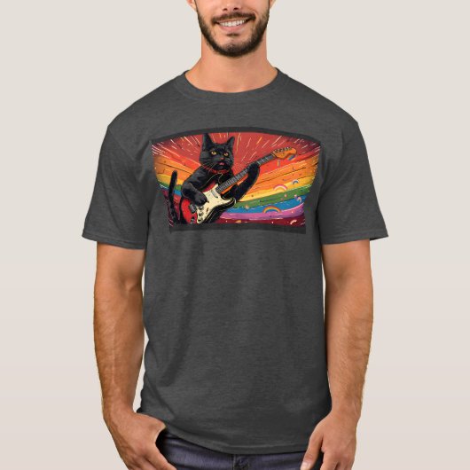 PURRCRAFT Rock Out for Pride T-shirt (Voorkant)