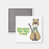 Purrfect Autism Awareness Kitty Cat Magneet (Voorkant / Achterkant)
