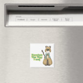 Purrfect Autism Awareness Kitty Cat Magneet (Insitu (Vaatwasser))